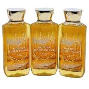Bath & Body Works Golden Hour Coast Shower Gel Set of 3